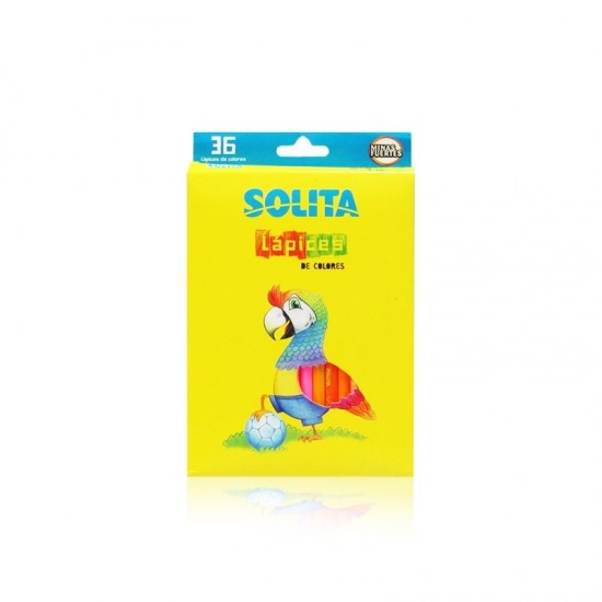 CREYONES SOLITA 36UND HEXAGONALES