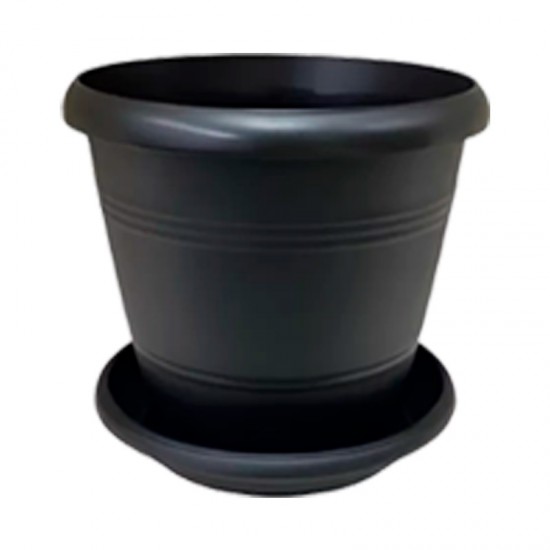 MATERO MANAPLAS ELEGANCE C/PLATO NEGRO 15CM
