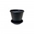 MATERO MANAPLAS ELEGANCE C/PLATO NEGRO 25CM