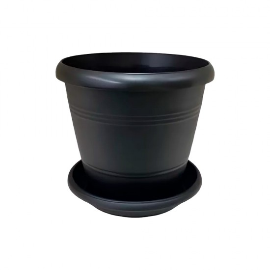 MATERO MANAPLAS ELEGANCE C/PLATO NEGRO 35CM
