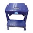 ESCALEBANCO MANAPLAS AZUL 2 PELDANOS C/TACO