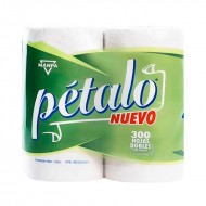 PAPEL HIG PETALO 4ROLL 300HOJAS