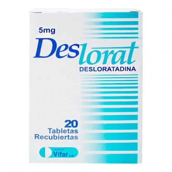 DESLORAT OFTALMI 5MG X 20 TABLETAS