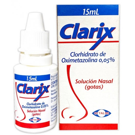 CLARIX 005% X 15ML SOL NASAL ADULTO OFTALMI