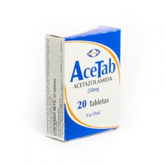 ACETAB 250MG X 20TABL (ACETAZOLAMIDA) OFTALMI