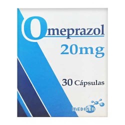 Omeprazol 20mg X 30 Capsulas Medigen