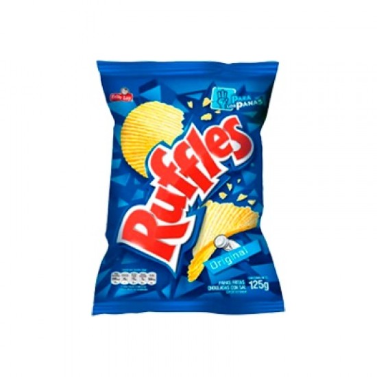PAPAS RUFFLES 125GR NATURAL