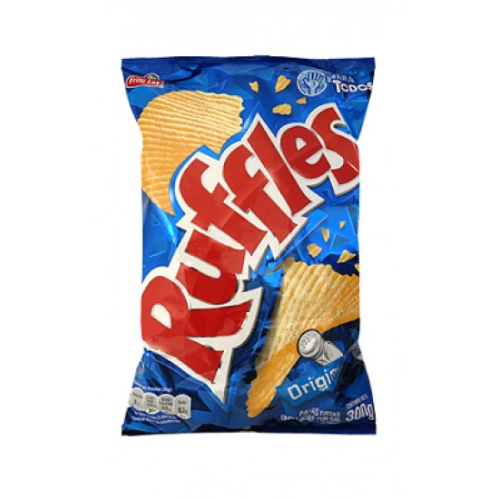 PAPAS RUFFLES 300GR NATURAL