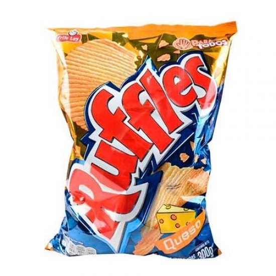 PAPAS RUFFLES 300GR QUESO