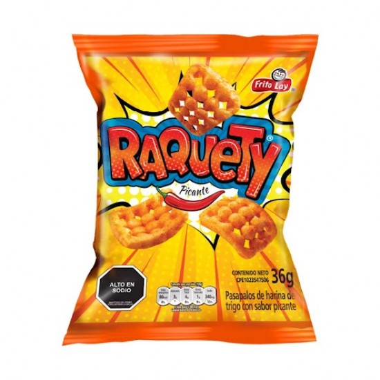 SNACK RAQUETY 36GR PICANTE