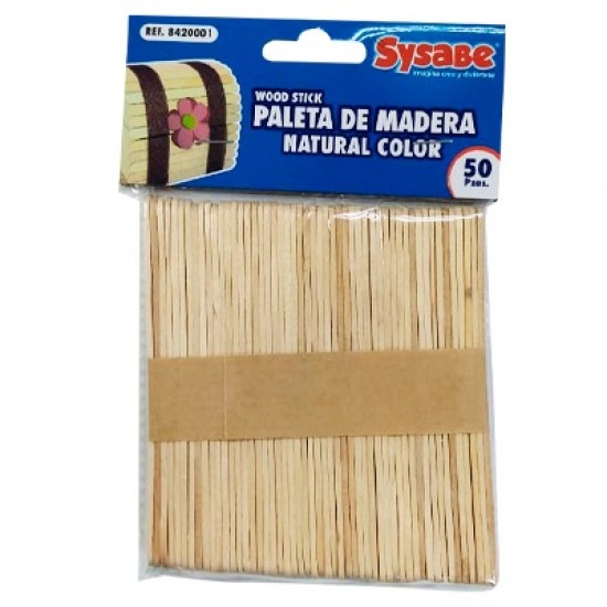 PALETAS SYSABE 50UND NATURAL