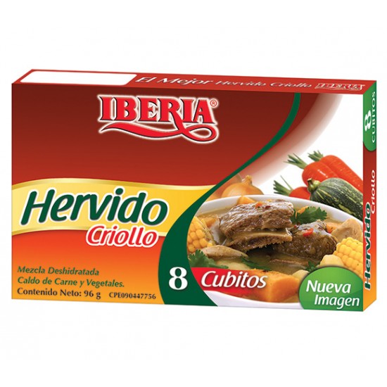 CUBITO IBERIA 96GR DE HERVIDO CRIOLLO