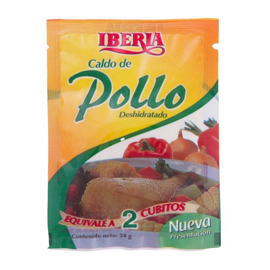 CALDO IBERIA 24GR DE POLLO EN POLVO