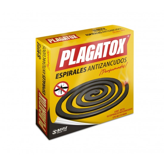 INSECTICIDA PLAGATOX 10UN ESPIRAL ANTIZ