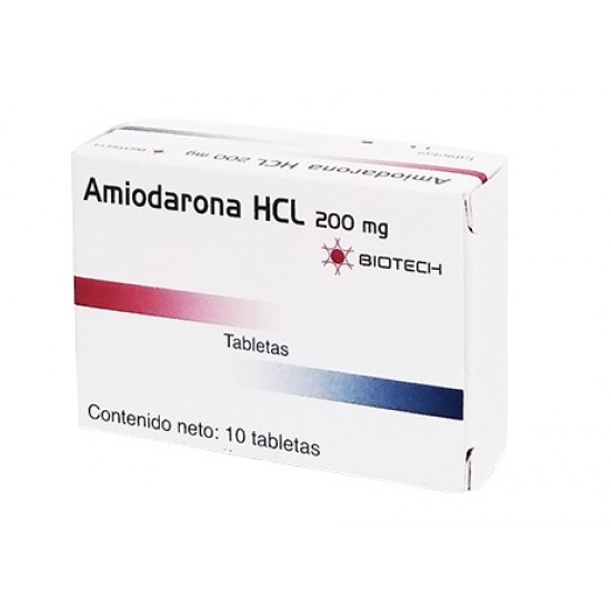 AMIODARONA HCL 200MG X 10TAB BIOTECH