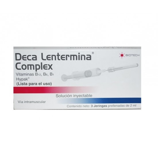 DECA LENTERMINA X 3AMP SOL INY