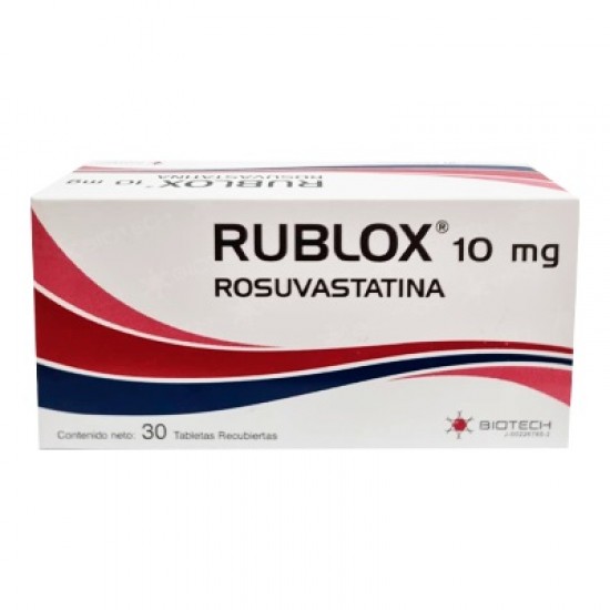 RUBLOX ROSUVASTATINA 10MG X 30TABL