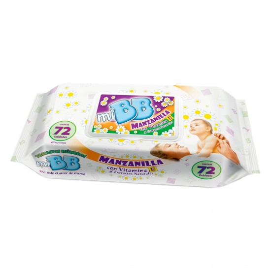 TOALLAS HUMEDAS MI BB 72UND MANZANILLA