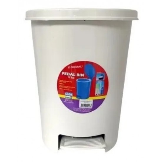 PAPELERA PEDAL BIN CREMA  ALFA REF 2012