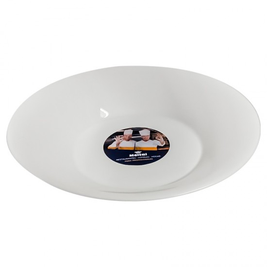 PLATO MEITAL 21.59 CM HONDO VIDRIO