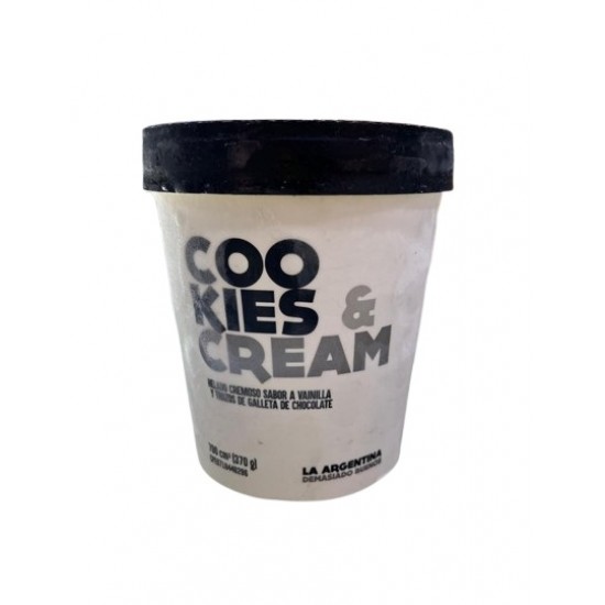 HELADO LA ARGENTINA 700ML COOKIES & CREAM