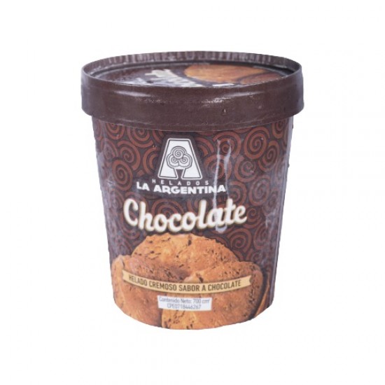 HELADO LA ARGENTINA 700ML CHOCOLATE