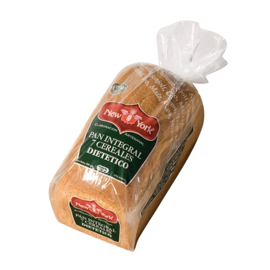 PAN INTEGRAL NEW YORK 600GR 7 CEREALES