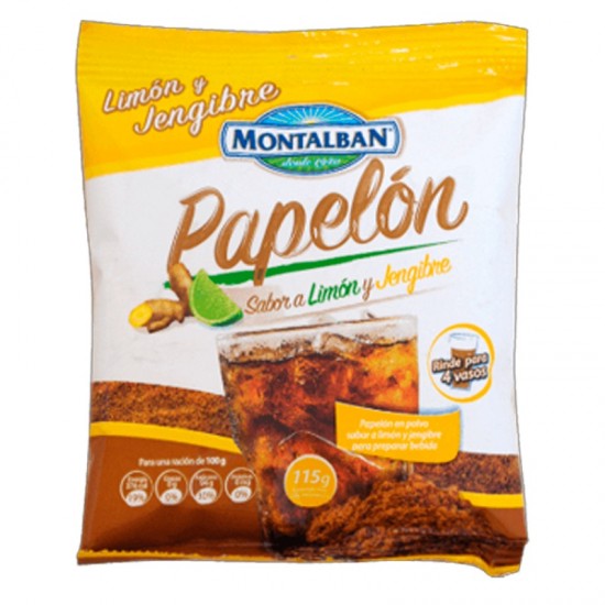 PAPELON MONTALBAN 115GR LIMON JENGIBRE