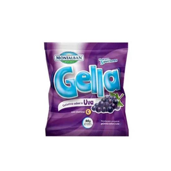 GELATINA GELLA 90GR UVA