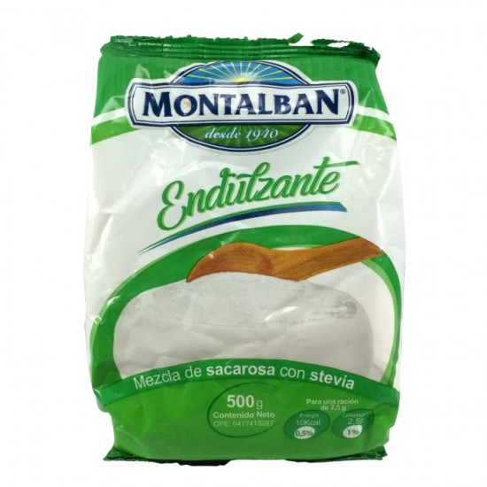 ENDULZANTE MONTALBAN 500GRS  NATURAL
