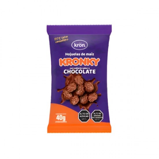 HOJUELAS DE MAIZ KRON 40GR CHOCOLATE