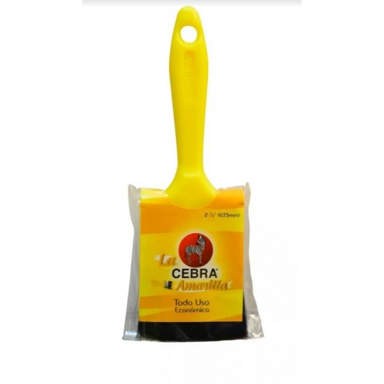 BROCHA CEBRA 2 PULG AMARILLA