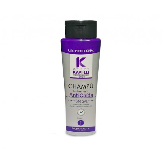 CHAMPU KAPELLI 240ML ANTICAIDA