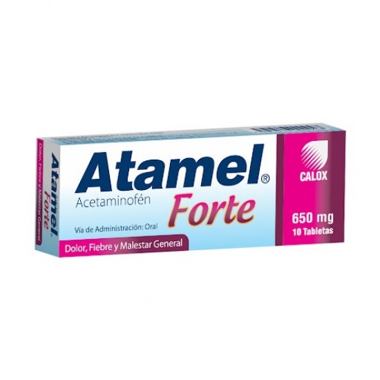 ATAMEL FORTE PFIZER 650MG X 10TABLETAS