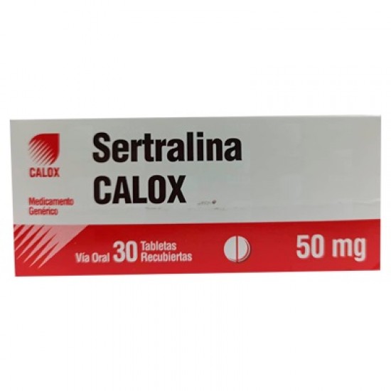 SERTRALINA 50MG X 30TABL CALOX