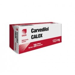 CARVEDILOL 125MG X 28TABL CALOX