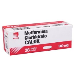 METFORMINA CLORHIDRATO 500MGX28TAB CALOX