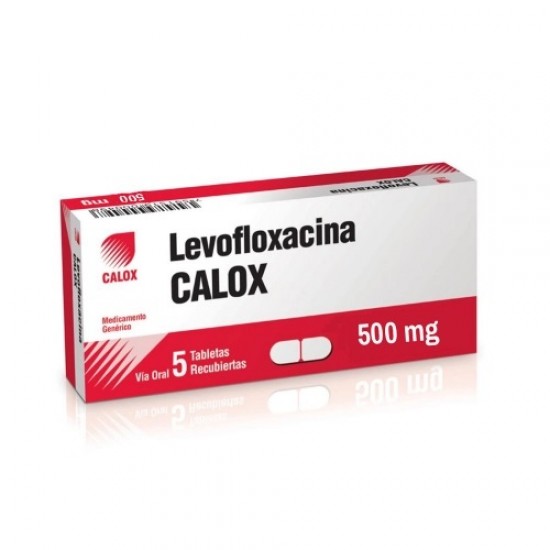 LEVOFLOXACINO 500MG X 5TABL CALOX