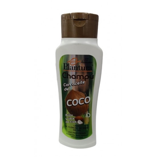 CHAMPU PLANTURA 400ML CON ACEITE DE COCO
