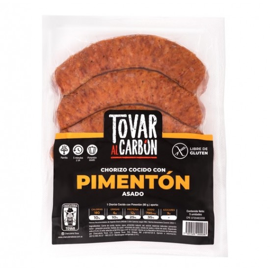 CHORIZO TOVAR C/PIMENTON 5 UNID