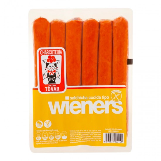 SALCHICHAS TOVAR 6UND WIENERS