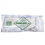 TENEDORES CUBIPLAST X10 GDE PLAST