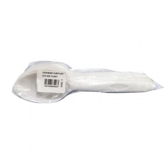 CUCHARAS CUBIPLAST X10 GDE PLASTI