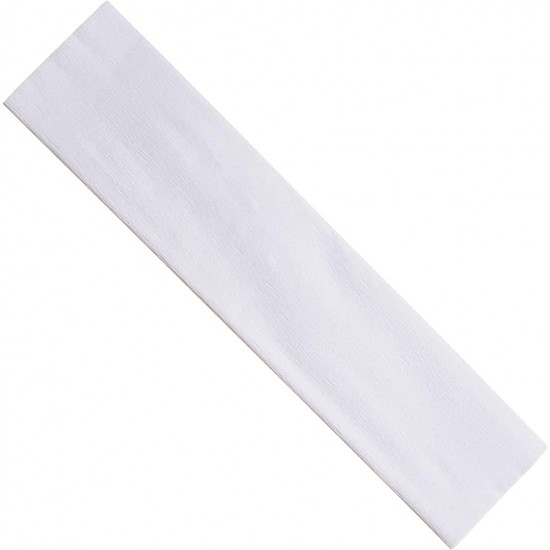PAPEL CREPE MIL COLORES 05X2M BLANCO PLIEGO