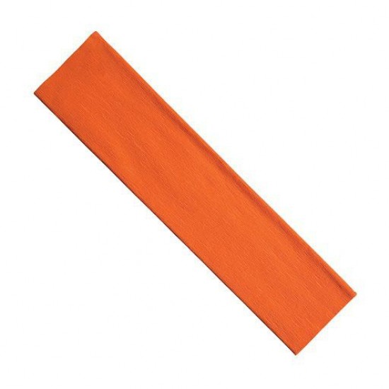 PEPEL CREPE MIL COLORES 05X2M NARANJA PLIEGO