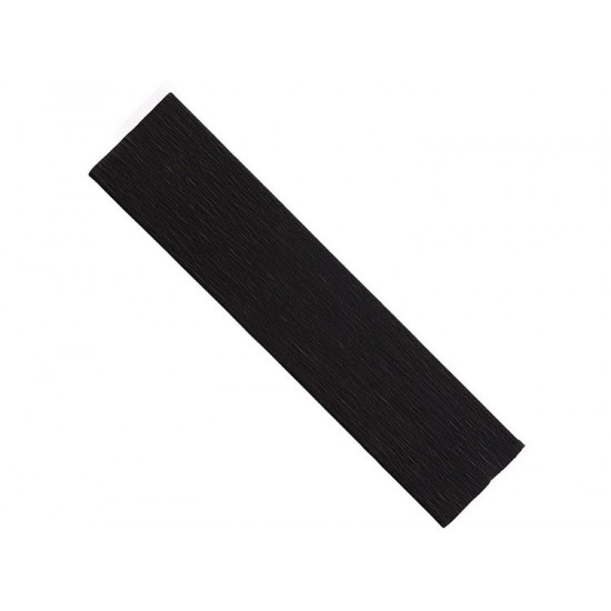 PAPEL CREPE MIL COLORES 05X2M NEGRO PLIEGO