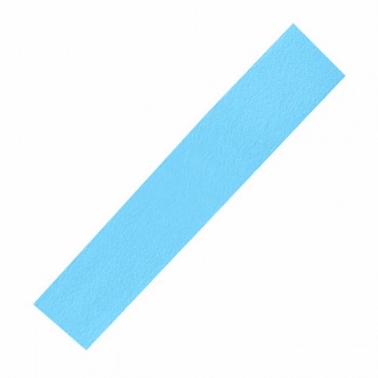 PAPEL CREPE MIL COLORES 05X2M AZUL CELESTE PLIEGO