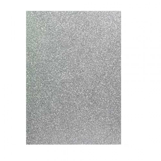 FOAMI MIL COLORES ESCARCHADO GRIS CARTA