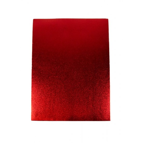 FOAMI MIL COLORES METALIZADO ROJO CARTA