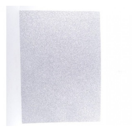FOAMI MIL COLORES ESCARCHADO BLANCO CARTA